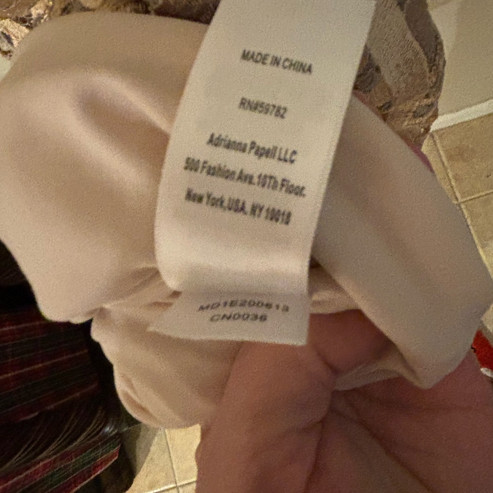 Gold colored Aiden mattox /adrianna Papell dress . Size 8 . - Picture 8 of 9
